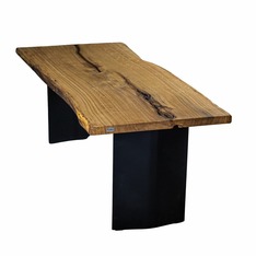 Massiver Holztisch Eiche - Esstisch aus einem Stück